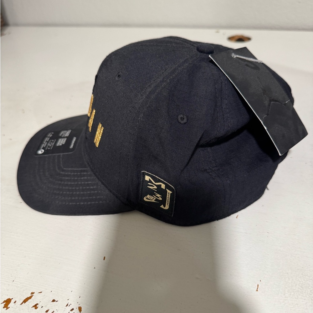 Jordan Black and Gold Men's Cap - Picture 2 of 3